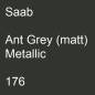 Preview: Saab, Ant Grey (matt) Metallic, 176.